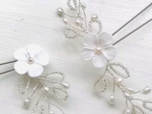 Daisy Hairpin and Bridesmaids Hairpin, set of 2