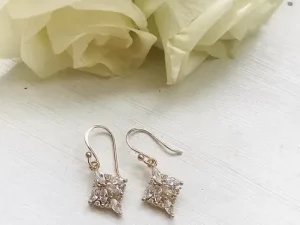 Rose Gold Classic Crystal Earrings