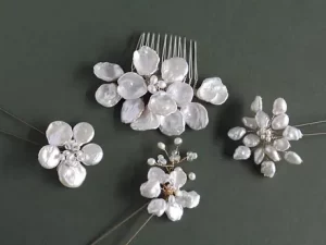 Collection of Bridal Hair Accessories FREE small flower pin