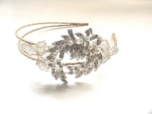 Cora side embroidered headdress