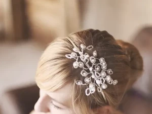 Daisy side tiara