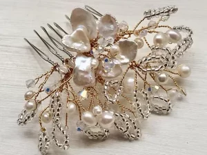 Gold Blossom comb