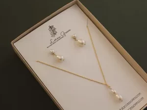 Gold Jewellery Set, Bridal Accessories