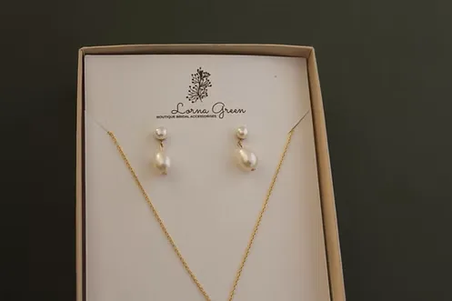 Gold Jewellery Set, Bridal Accessories - Image 2