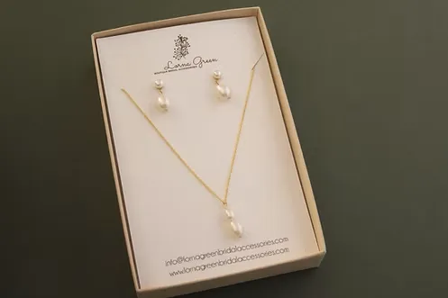 Gold Jewellery Set, Bridal Accessories - Image 3