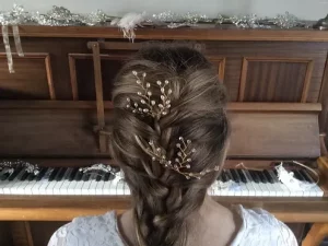 Gold Twiggy Hairpin