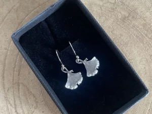 Ginko Silver Earrings