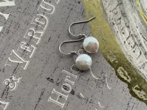 Silver Pearl Earrings