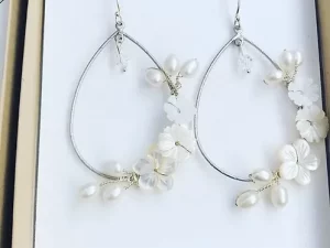 Large Organic Earrings