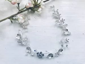 Magdelene silver hair vine