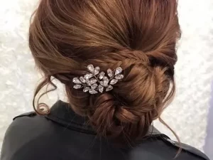 Rose gold Sparkler Comb