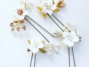 Clay Hairpins, set of 4