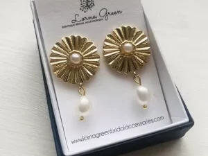 Gold Starburst earrings