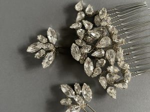 Firework Crystal Comb and 2 Hairpins
