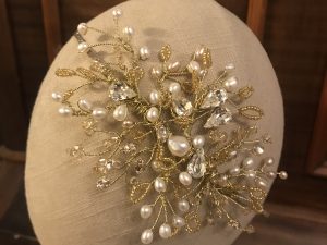 Clara Gold Side Tiara